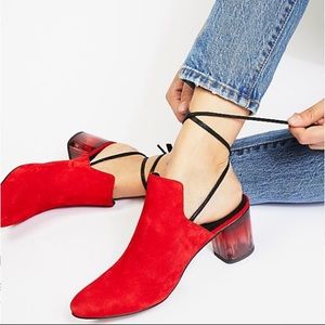 Free People sparkler mules